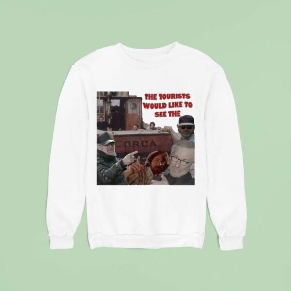 Ryan Bergara Wearing The Tourists Would Like To See The Sweatshirt