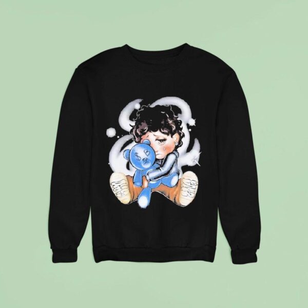 Sad Boyz El Monito Throwie Bear Teddy Sweatshirt