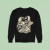 Samus Aran From Metroid Running In Space Sweatshirt