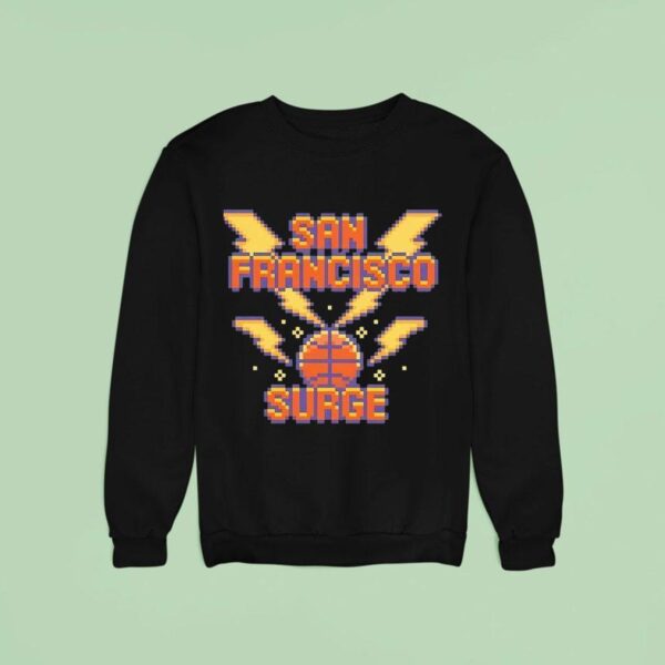 San Francisco Surge Basketball Pixel Sweatshirt