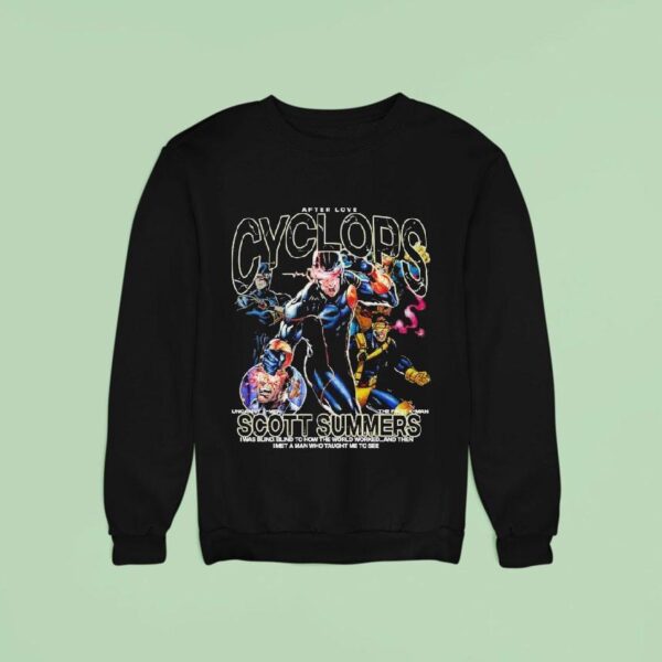 Scott Summers Cyclops Uncanny X Men The First X Man Sweatshirt