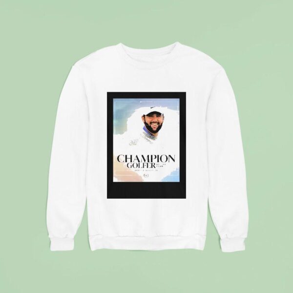 Scottie Scheffler Champion Golfer Of The Year With Rd At Royal Portush Sweatshirt