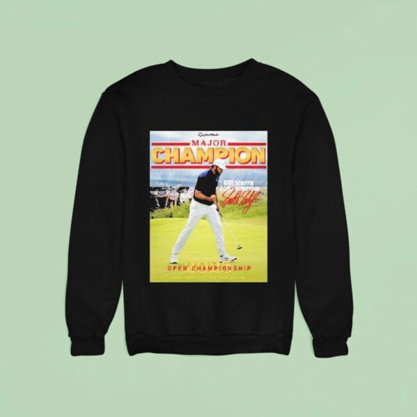 Scottie Scheffler Claimed Second Major Of The Season Is Champion Golfer Of The Year Sweatshirt