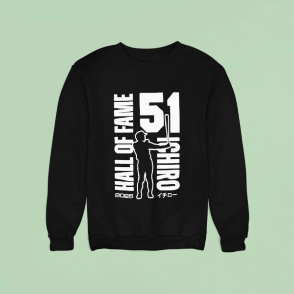 Seattle Mariners Hall Of Fame Ichiro Suzuki Sweatshirt