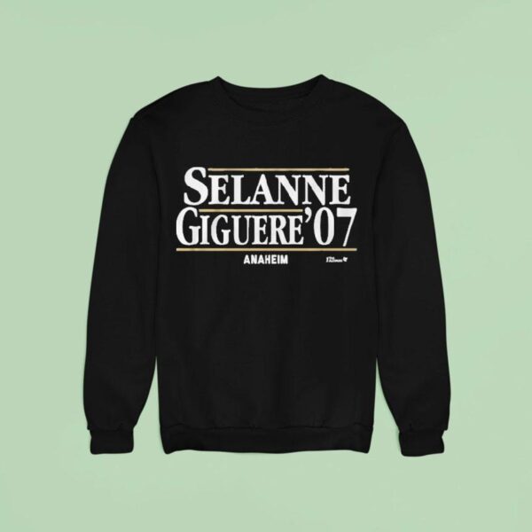 Selanne Giguere Anaheim Sweatshirt