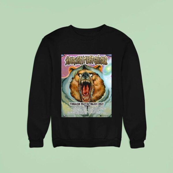 Siberian Meat Grinder Thrash Metal Bear Cult Tour Dates Tsar Sweatshirt