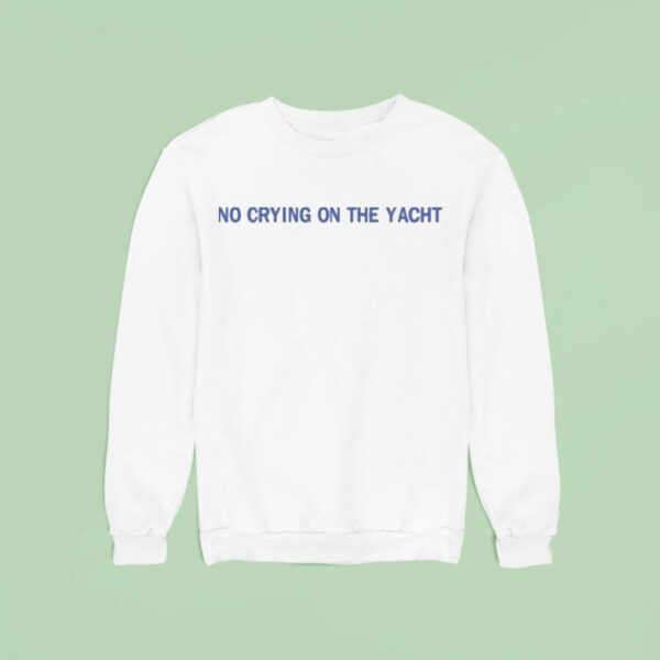 Simone Biles Wearing No Crying On The Yach Sweatshirt