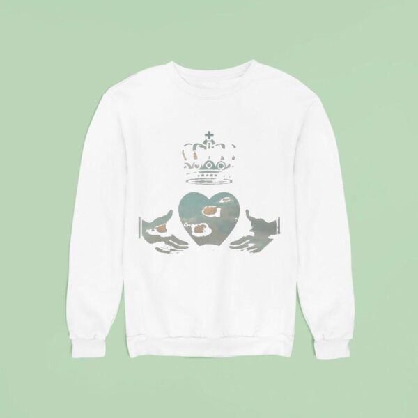 Simple Minds Claddagh Heart Hands Sweatshirt