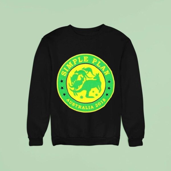 Simple Plan Australia Tour Kangaroo Sweatshirt