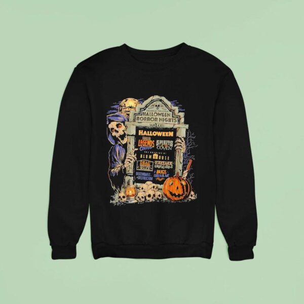 Skeleton Universal Orlando Halloween Horror Nights Sweatshirt