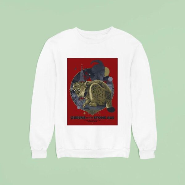 Skull Goat Queens Of The Stone Age Budapest Park Sweatshirt