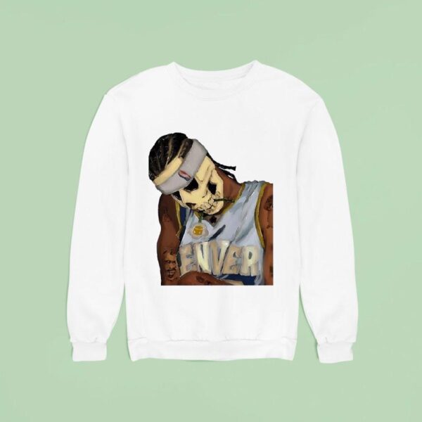 Skull Mask Denver Nuggets Players Sweatshirt