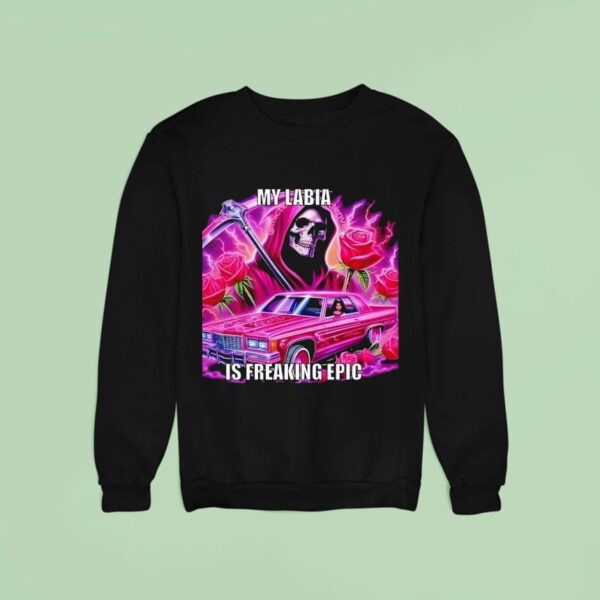 Skullerhood My Labia Is Freaking Epic Sweatshirt