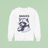 Snacks Make Me Nicer Raccoon Sweatshirt