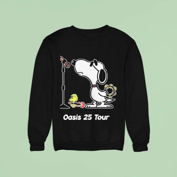 Snoopy Rock Band Manchester Britpop Live Tour Sweatshirt