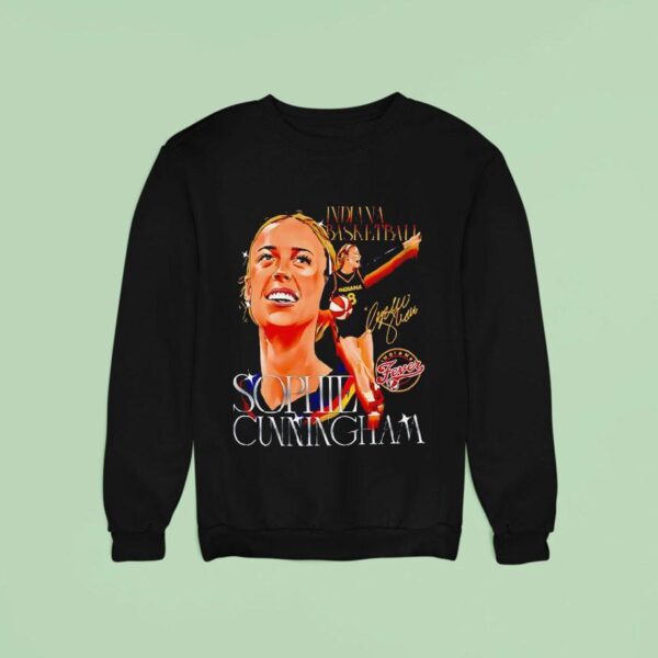 Sophie Cunningham Indiana Fever Basketball Signature Sweatshirt
