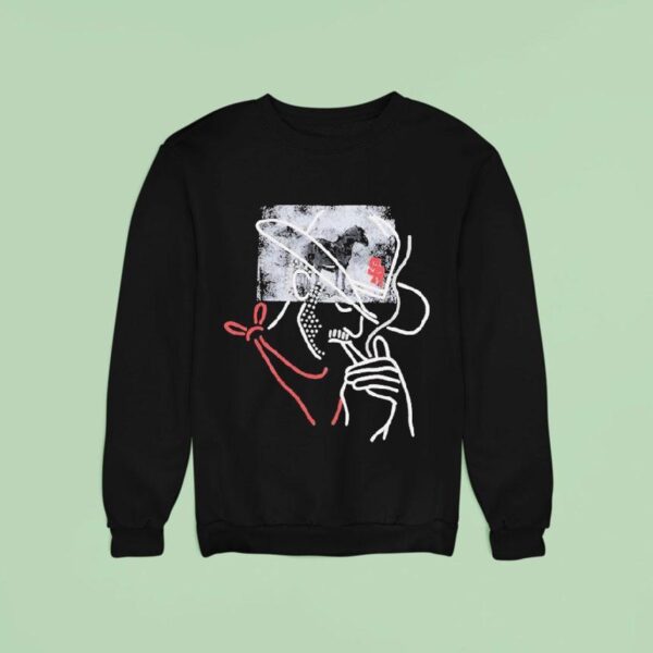 Stevenson Ranch Smoking Cowboy Horse Sweatshirt