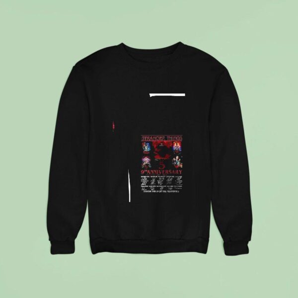 Stranger Things One Last Adventure Th Anniversary Thank You For The Memories Sweatshirt