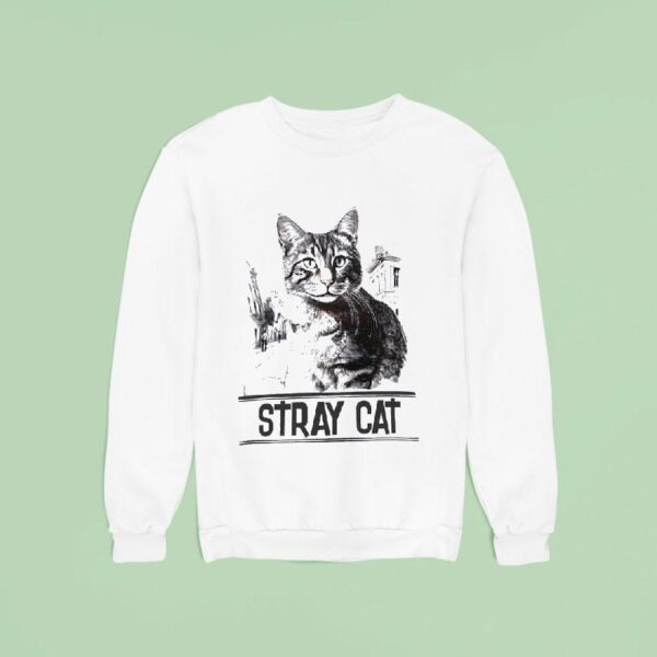 Stray Cat Draw Picture Sweatshirt