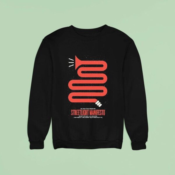 Streetlight Manifesto San Francisco Ca July Concer Sweatshirt