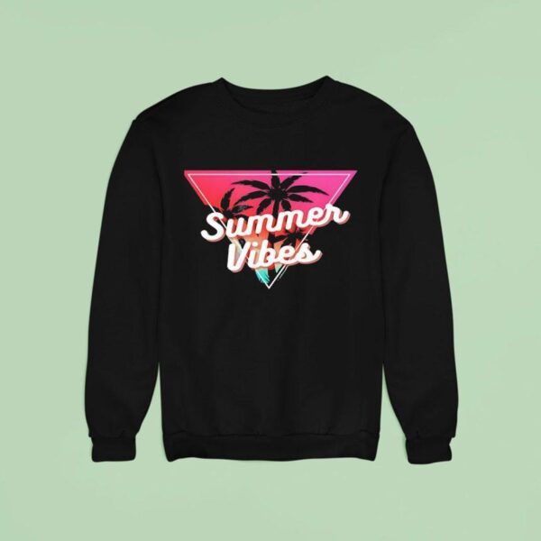 Summer Vibes Beach Vintage Sweatshirt