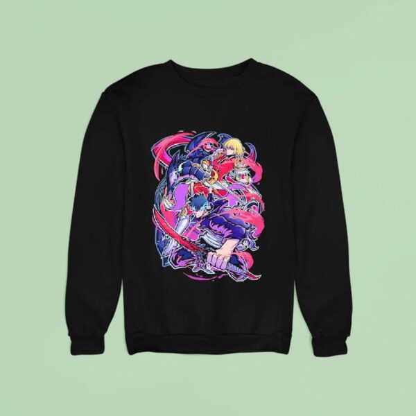 Sung Jinwoo And Cha Hae In From Solo Leveling Sweatshirt