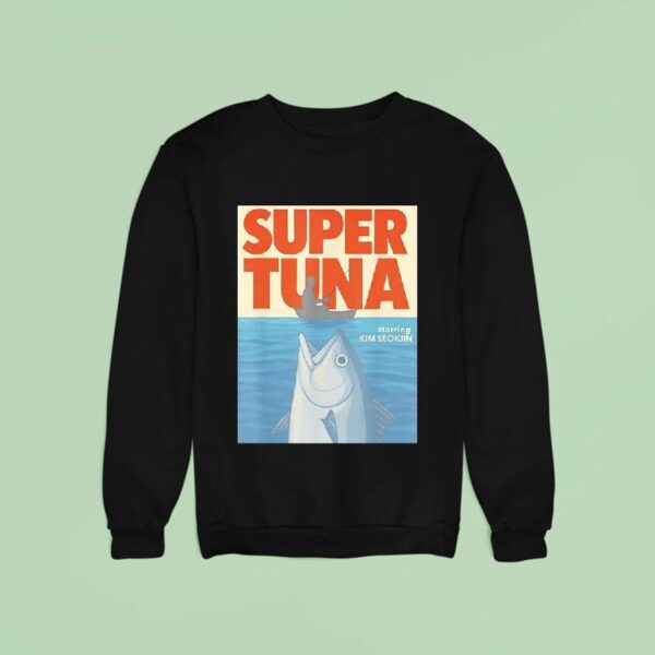 Super Tuna Starring Kim Seokjin Style Jaws Sweatshirt