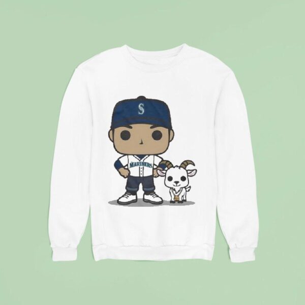 Suzuki Ichir And Junior The Goated Seattle Mariners Sweatshirt