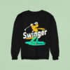 Swinger Golf Cartoon Sweatshirt