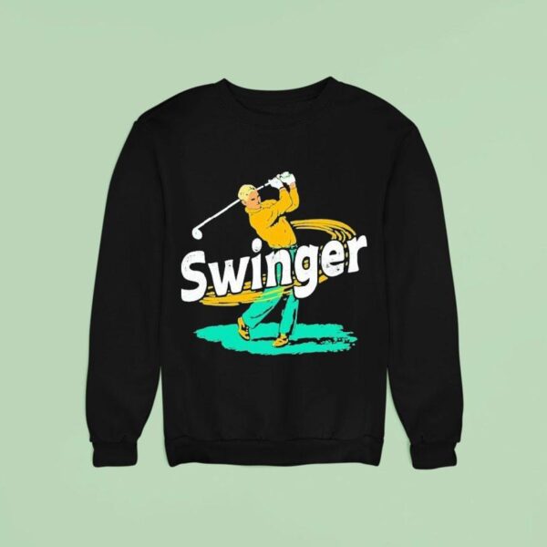 Swinger Golf Cartoon Sweatshirt