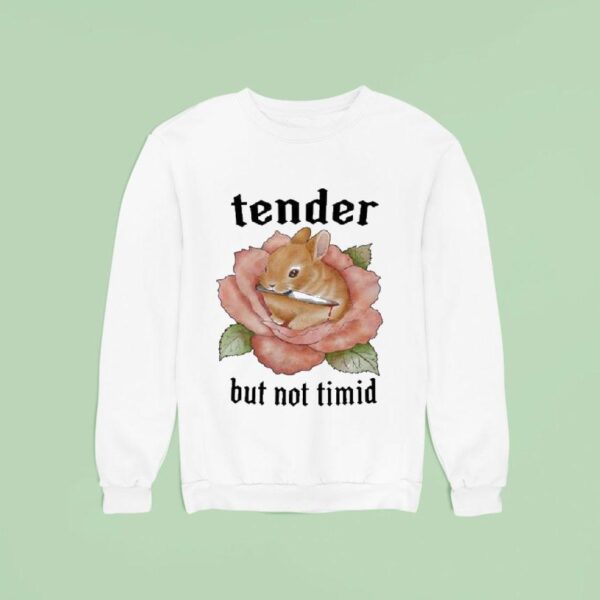 Tender But Not Timid Bunny Knife Sweatshirt