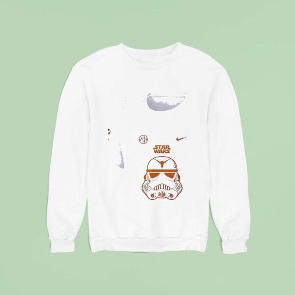 Texas Longhorns Football X Star Wars Stormtrooper Sweatshirt