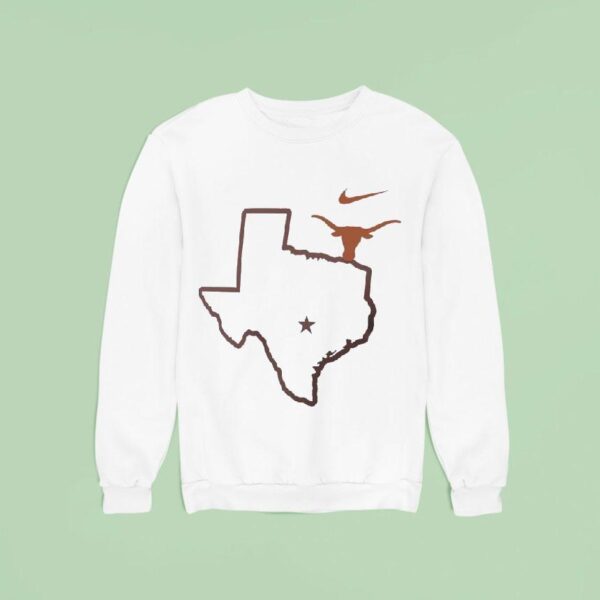 Texas Longhorns X Texas Strong Map Sweatshirt