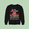 The Alabama Crimson Tide Walking Across Thank You For The Memories Signatures Sweatshirt
