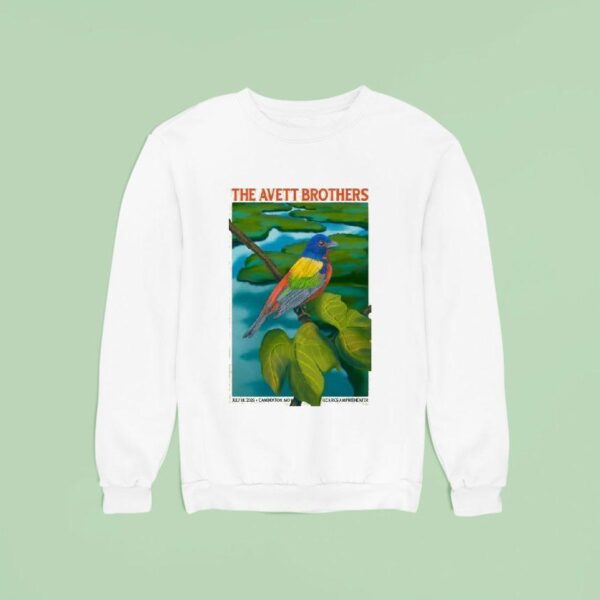 The Avett Brothers Ozarks Amphitheater Camdenton Tour Bird Sweatshirt