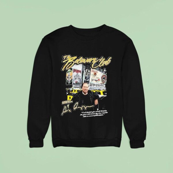 The Believers Club A Man Of Great Faith God Doesn T Give Small Dreams He Gives Visions So Big They Require Him To Accomplish Them Bases Unite Sweatshirt