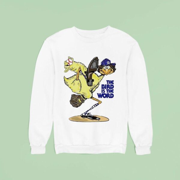 The Bird Is The Word Detroit Tigers Baseball Sweatshirt