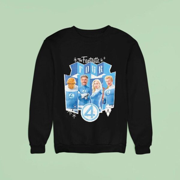 The Fantastic Four Characters Style Team Marvel Sweatshirt