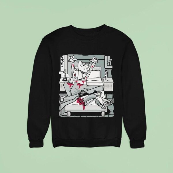 The Horse Head In Jack Woltz Bed Scene From The Godfather But In Cubist Style Sweatshirt