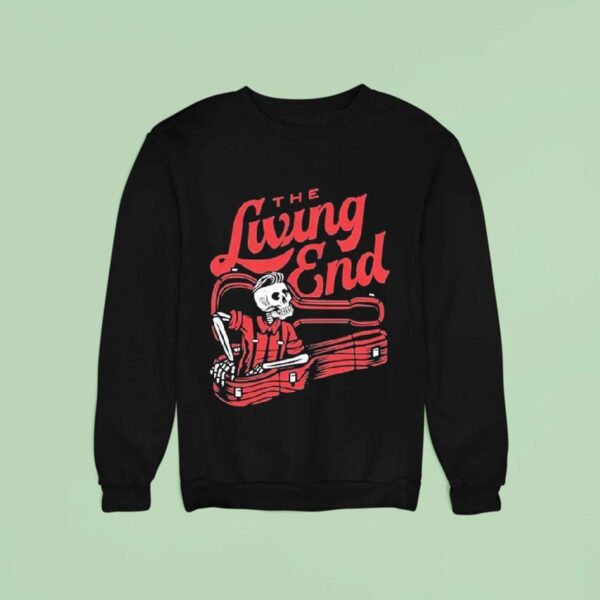 The Living End Guitar Case Skeleton Sweatshirt