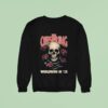 The Offspring Supercharged Worldwide In Tour Rose Skull Sweatshirt