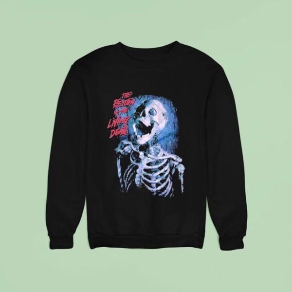 The Return Of The Living Dead Party Boy Skeleton Sweatshirt