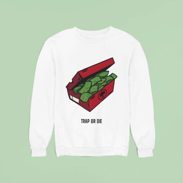 The Shoe Box Money Graphic Sweatshirt