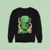 The Toxic Avenger Puke Green Fighting Machine Sweatshirt