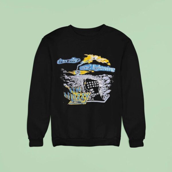 Thin Lizzy Thunder And Lightning Tour Sweatshirt
