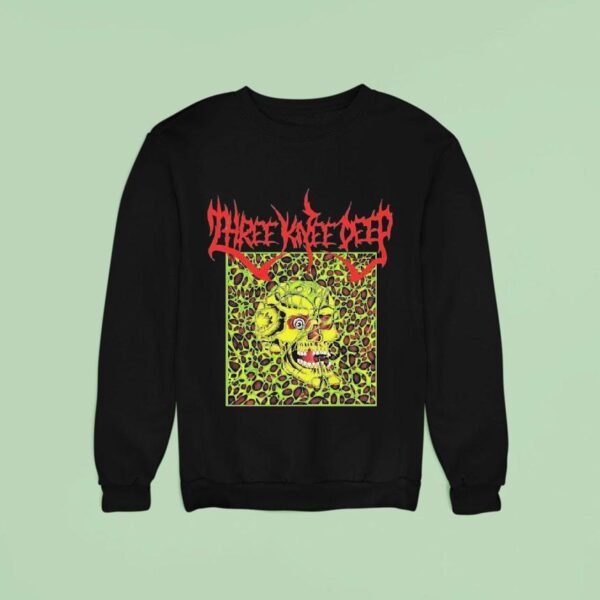 Three Knee Deep Speedin Skull Sweatshirt