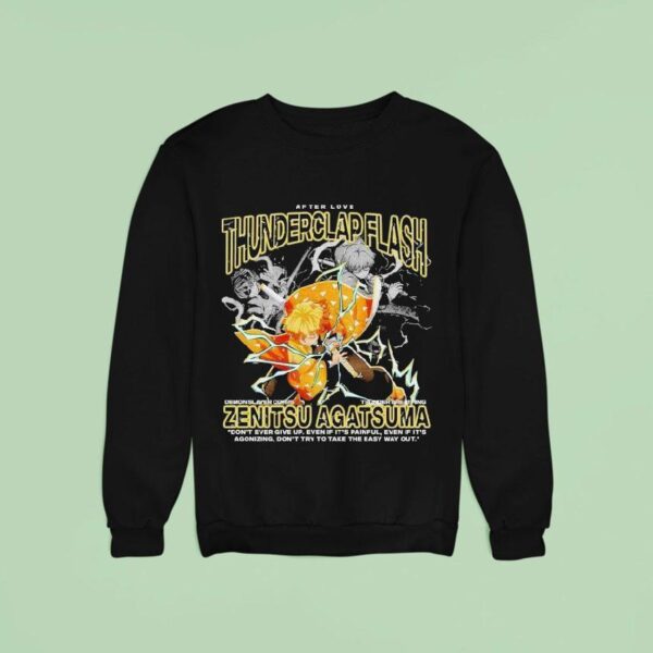 Thunderclap Flash Zenitsu Agatsuma After Love Sweatshirt