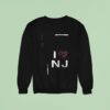 Thursday Band I Heart Nj Logo Sweatshirt