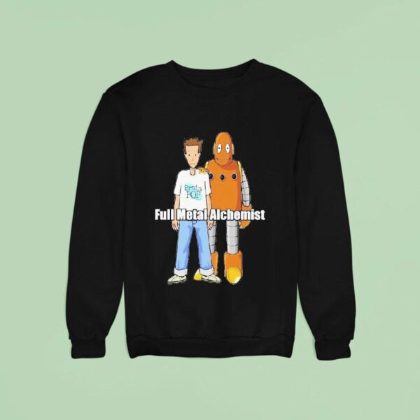 Tim And Moby Fullmetal Alchemist Brainpop Sweatshirt