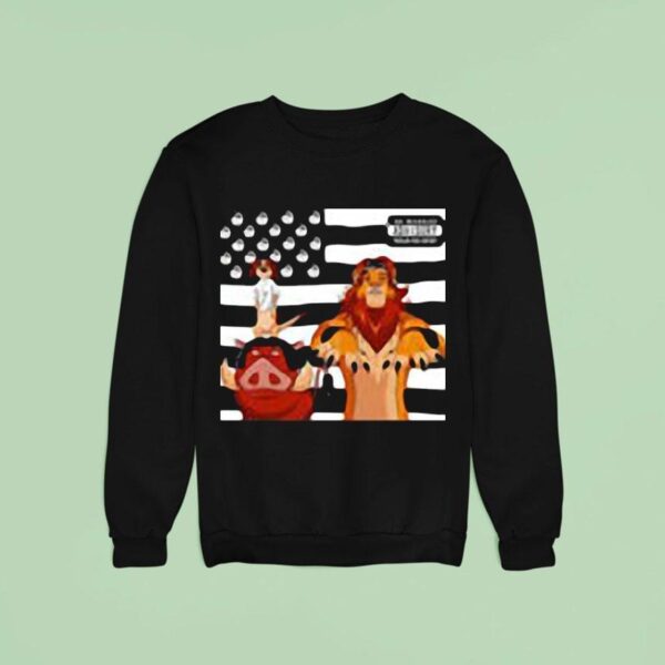 Timon Pumbaa And Simba Lion King Outkast Stankonia Sweatshirt